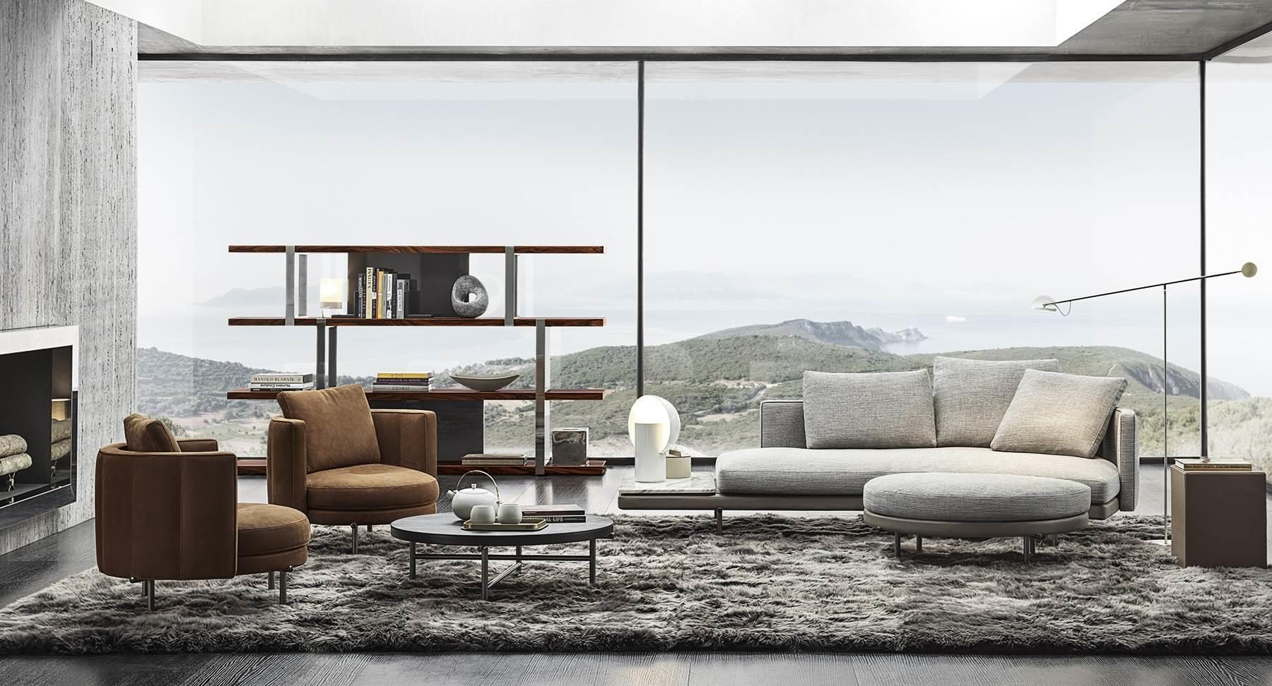 ミノッティ Minotti ノベルティ 長財布 インテリア 高級 レザー 本革-